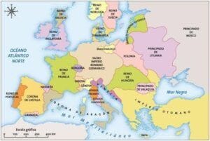Map Spain 1st Century