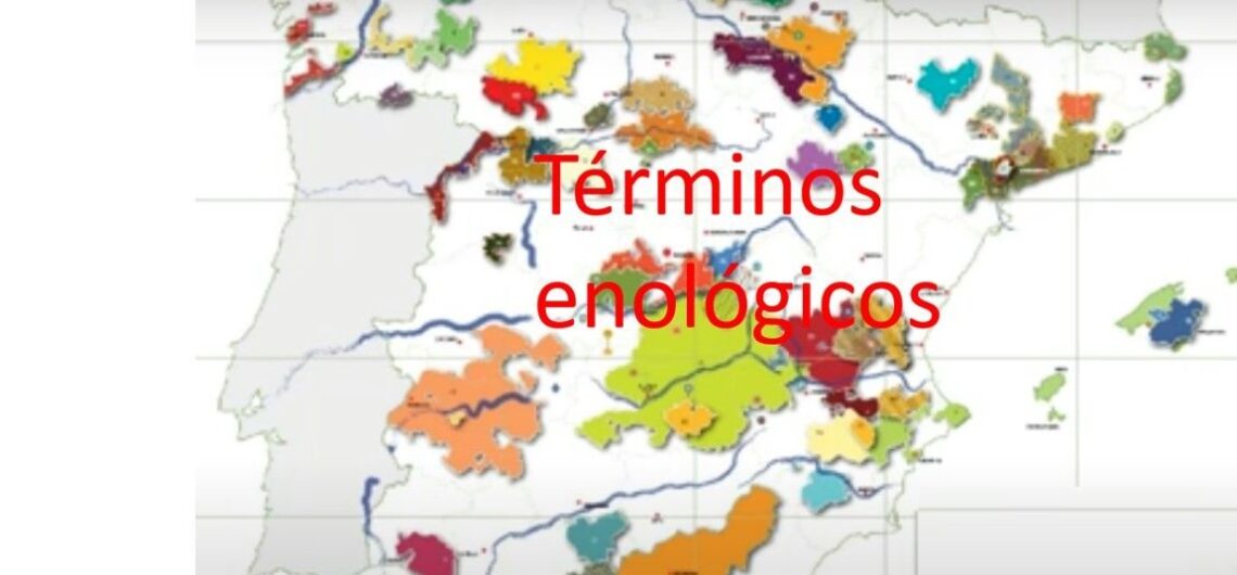 Términos enológicos mapa